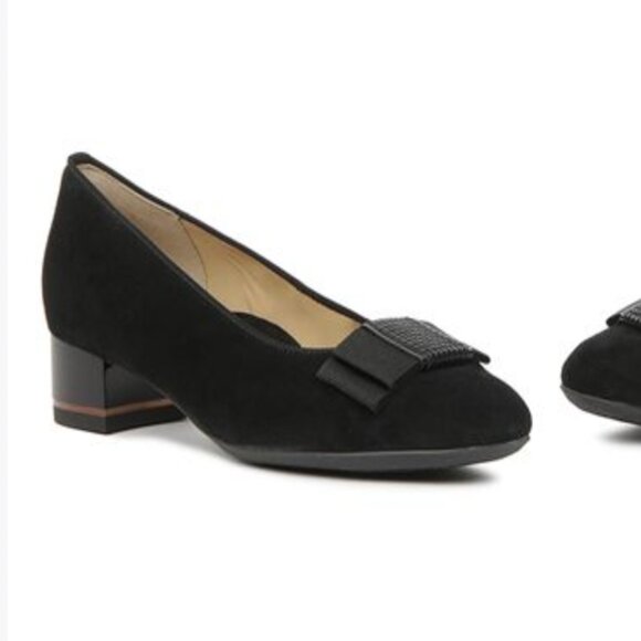 ARA High Soft Black Suide Shoes - Picture 5 of 12